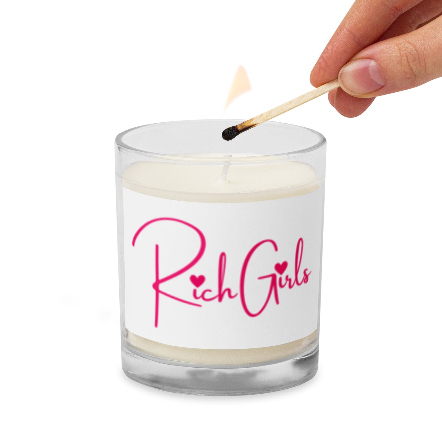 Rich Girl Glass jar soy wax candle