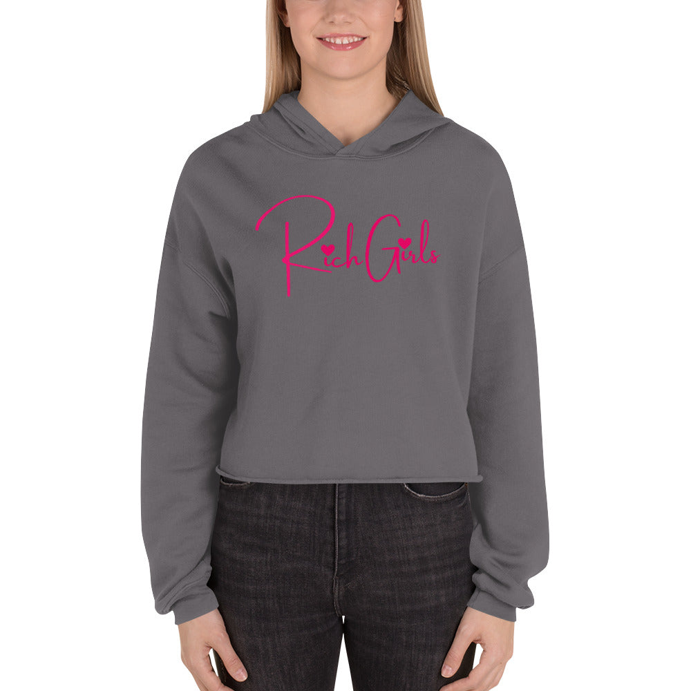 Rich Girls Crop Hoodie