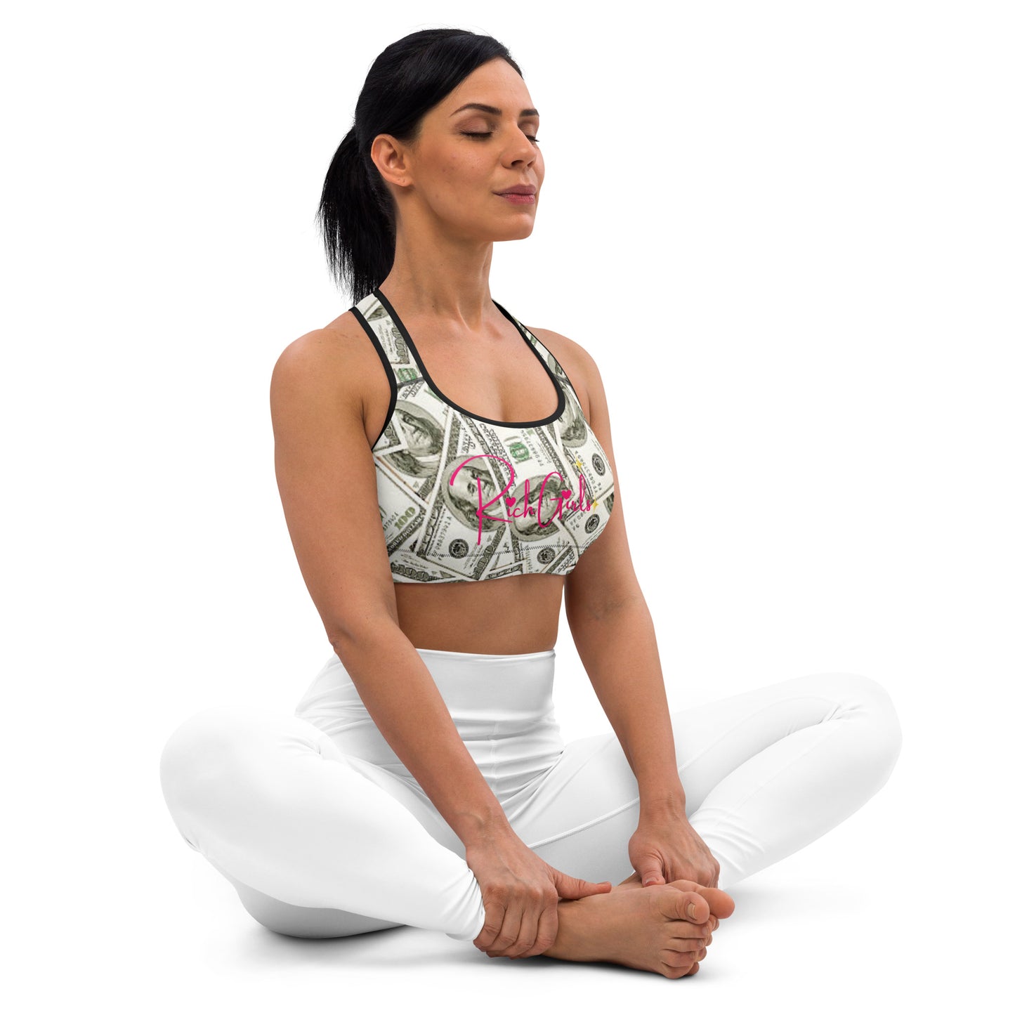 Rich Girls Dinero Sports bra