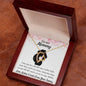 To My MOMMY Necklace, BABY GIFT, Valentines day gift, Holiday Gift, Just Because Gift