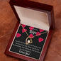 To My WIFE Necklace, BABY GIFT, Valentines day gift, Holiday Gift, Just Because Gift