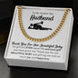 Husband Cuban link chain Necklace, BABY GIFT