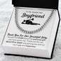 To my boyfriend cuban link chain, BABY gift