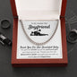 To my boyfriend cuban link chain, BABY gift
