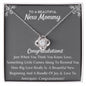 Congratulations New Mommy Necklace, BABY gift, Holiday gift, Just because gift
