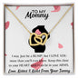 To my mommy neclace, BABY GIFT, valentines day gift, holiday gift, just because gift