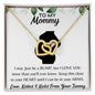 To my mommy necklace,BABY GIFT, valentines day gift, holidaygift, just because gift