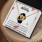 To my mommy neclace, BABY GIFT, valentines day gift, holiday gift, just because gift
