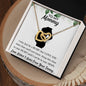 To my mommy necklace,BABY GIFT, valentines day gift, holidaygift, just because gift