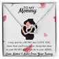 To my mommy neclace, BABY GIFT, valentines day gift, holiday gift, just because gift