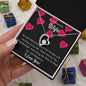 To My WIFE Necklace, BABY GIFT, Valentines day gift, Holiday Gift, Just Because Gift