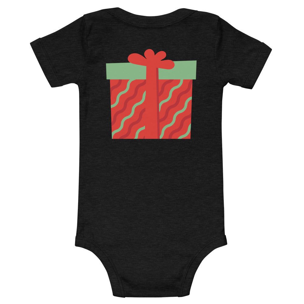 my first christmas Baby short sleeve one piece