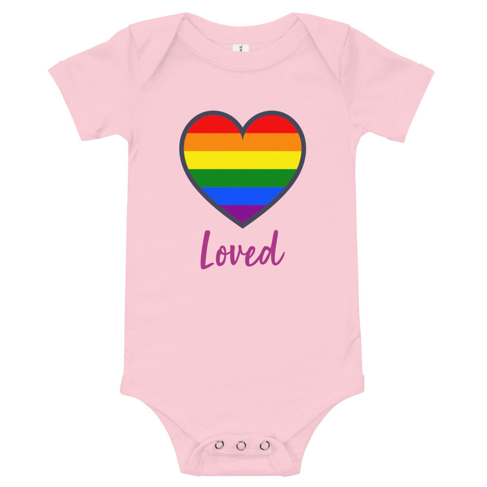 Loved Baby short sleeve one piece