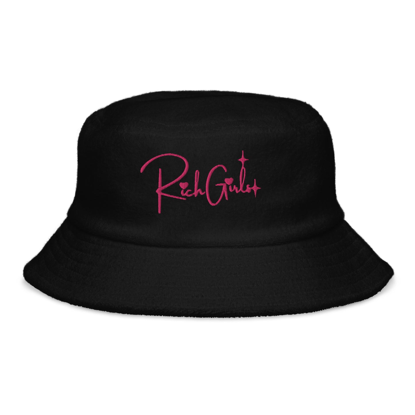 Rich Girls terry cloth bucket hat