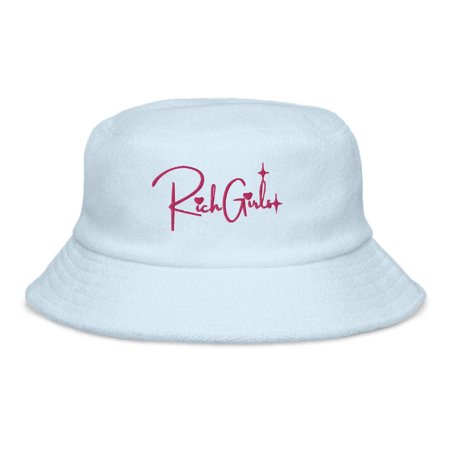 Rich Girls terry cloth bucket hat