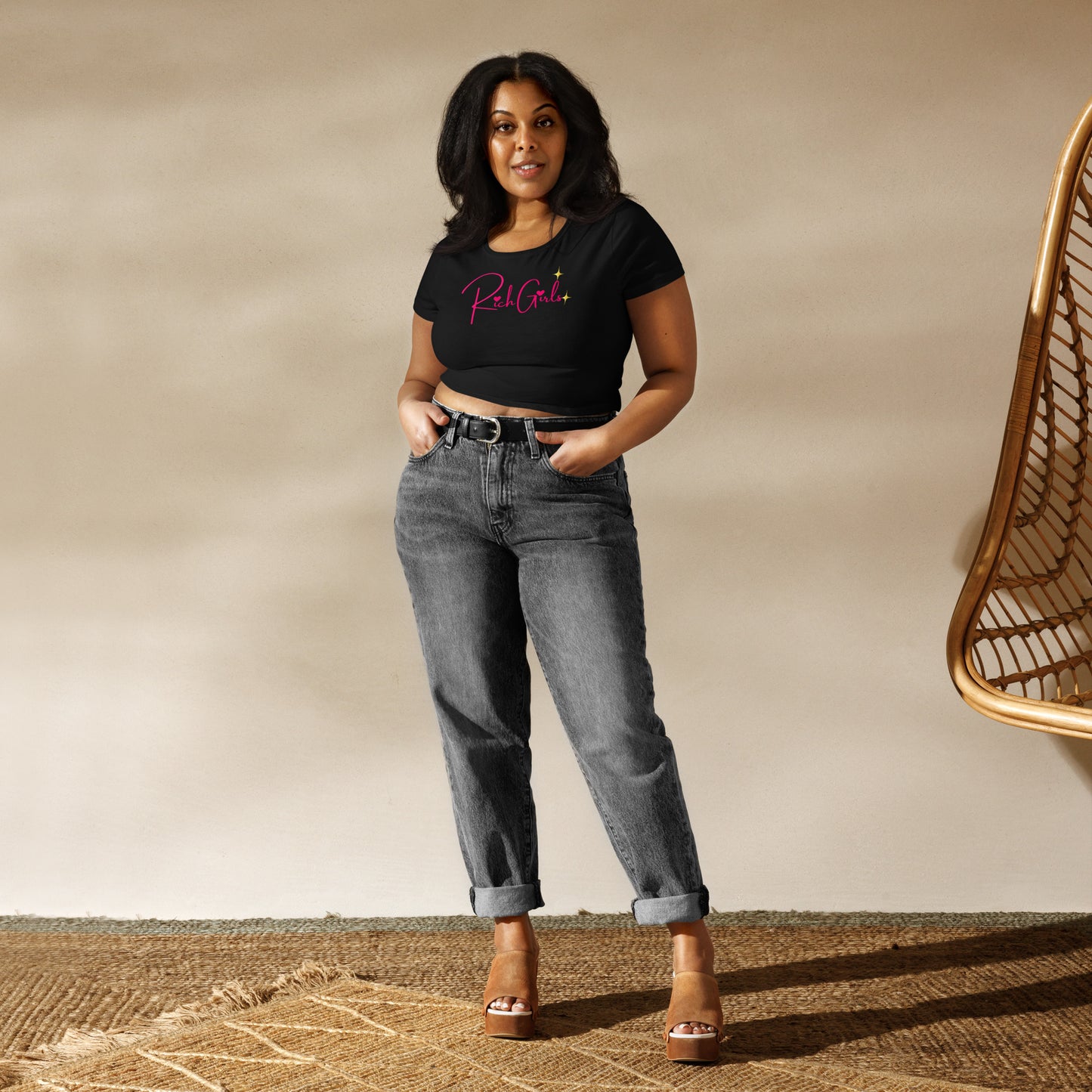Rich Girls Crop Tee