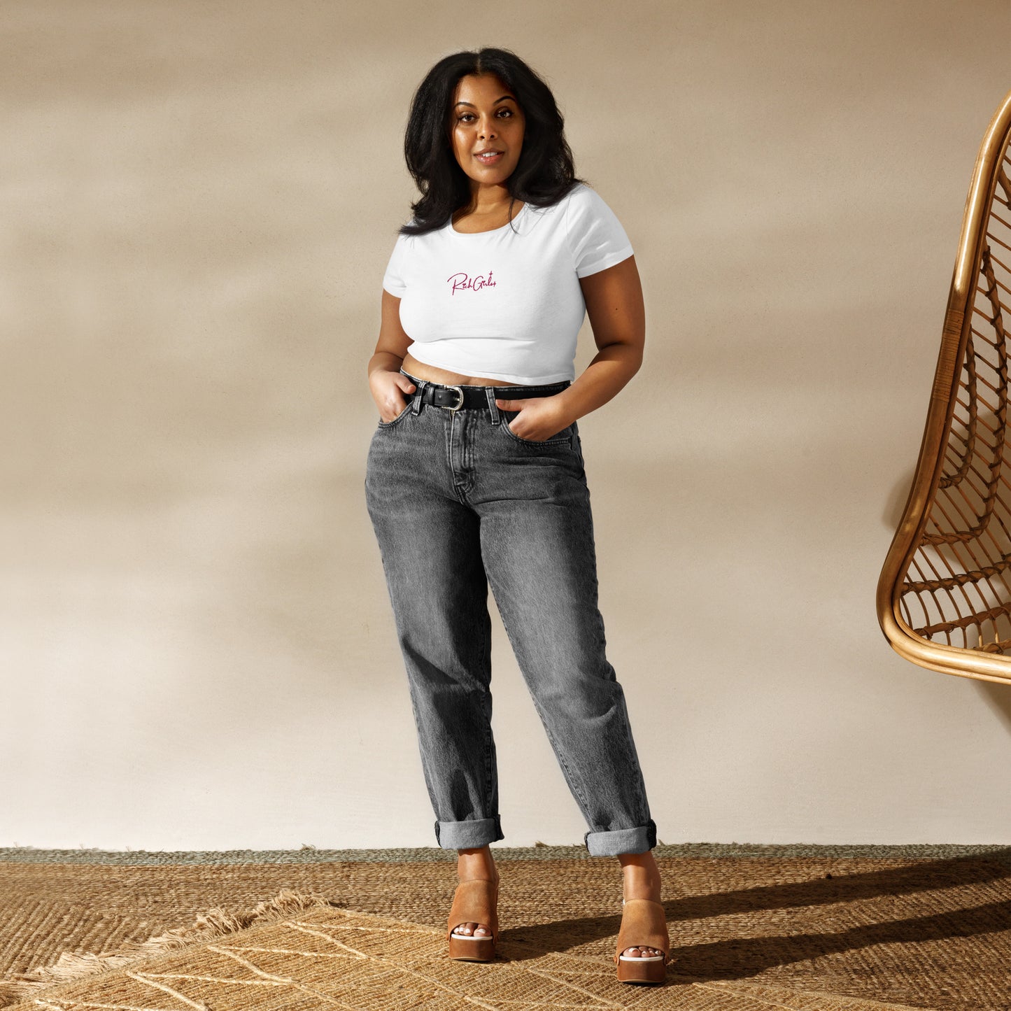 Rich Girls Crop Tee