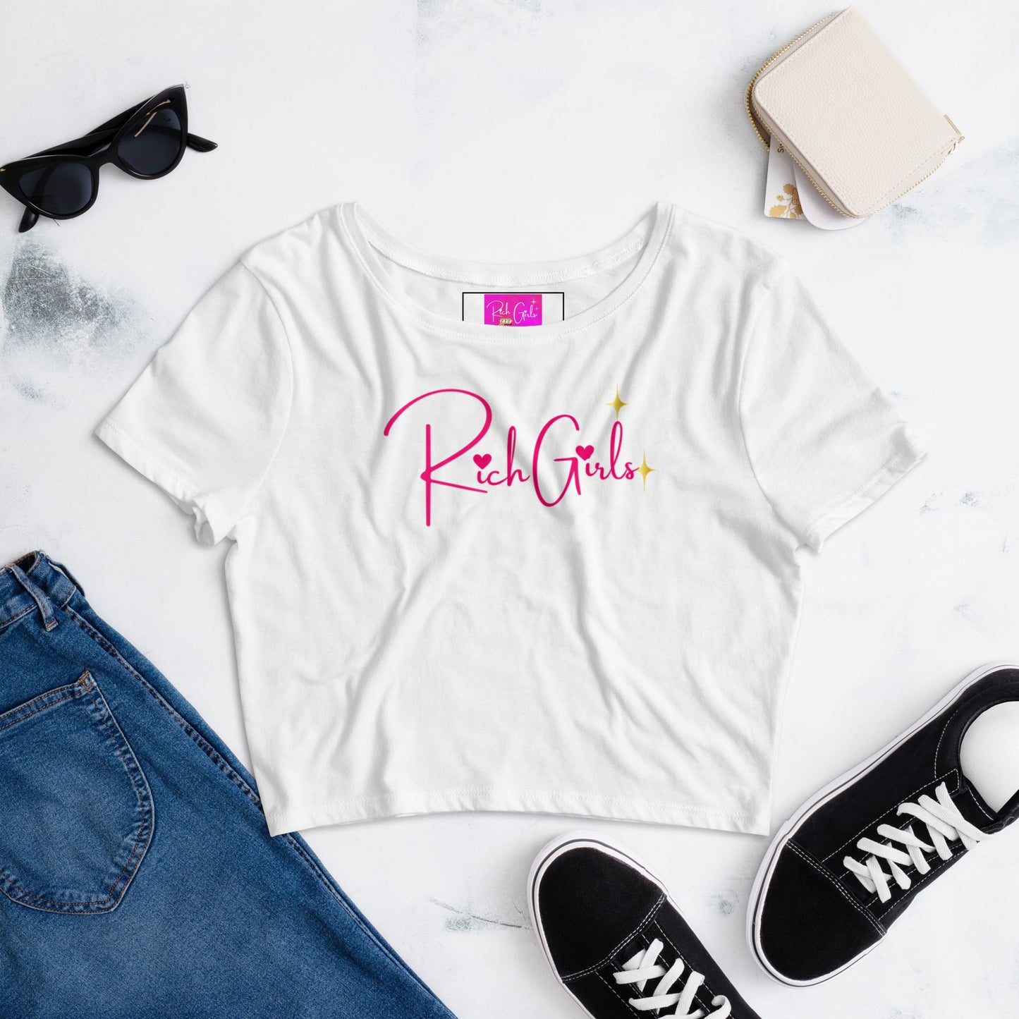Rich Girls Crop Tee