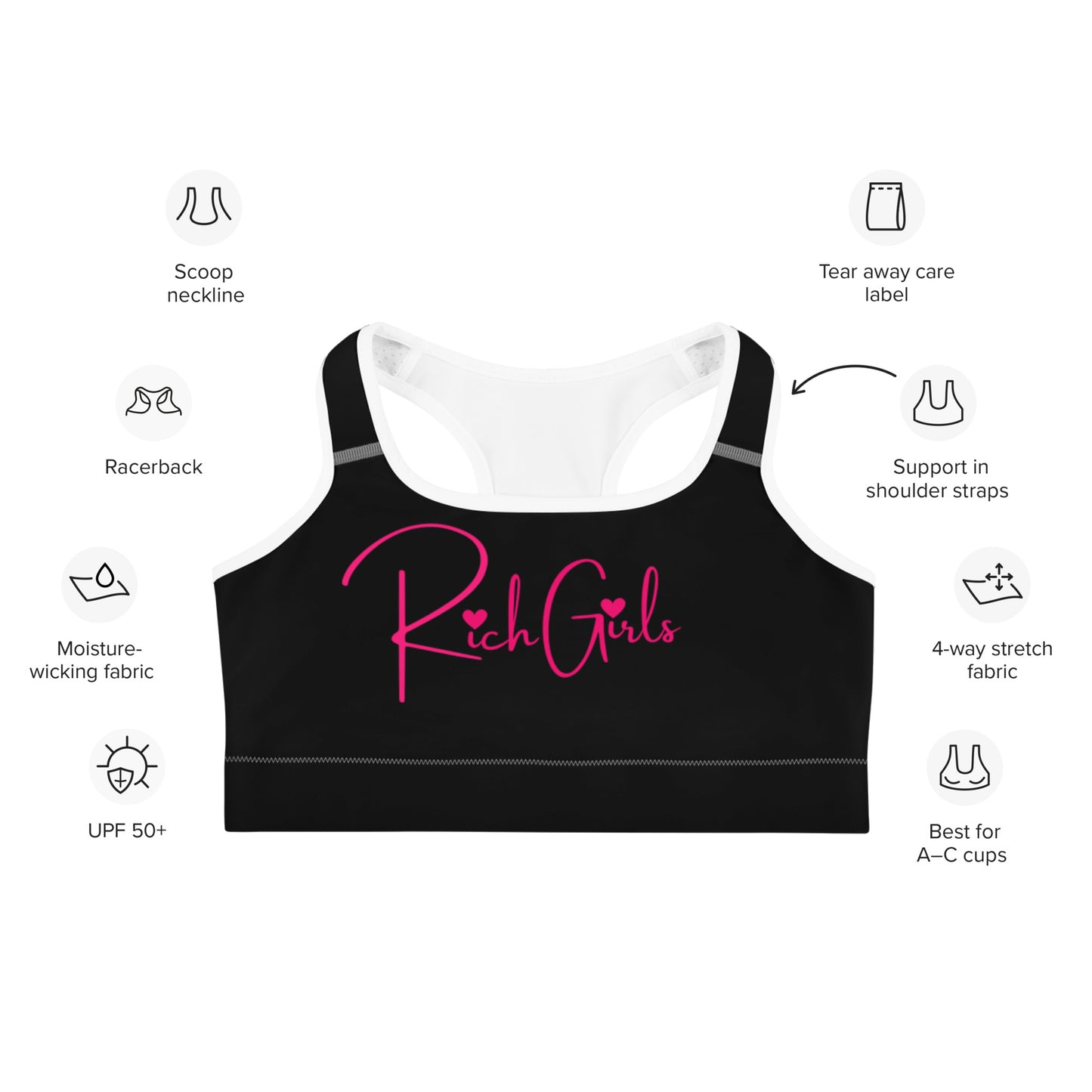 Rich Girl Sports bra