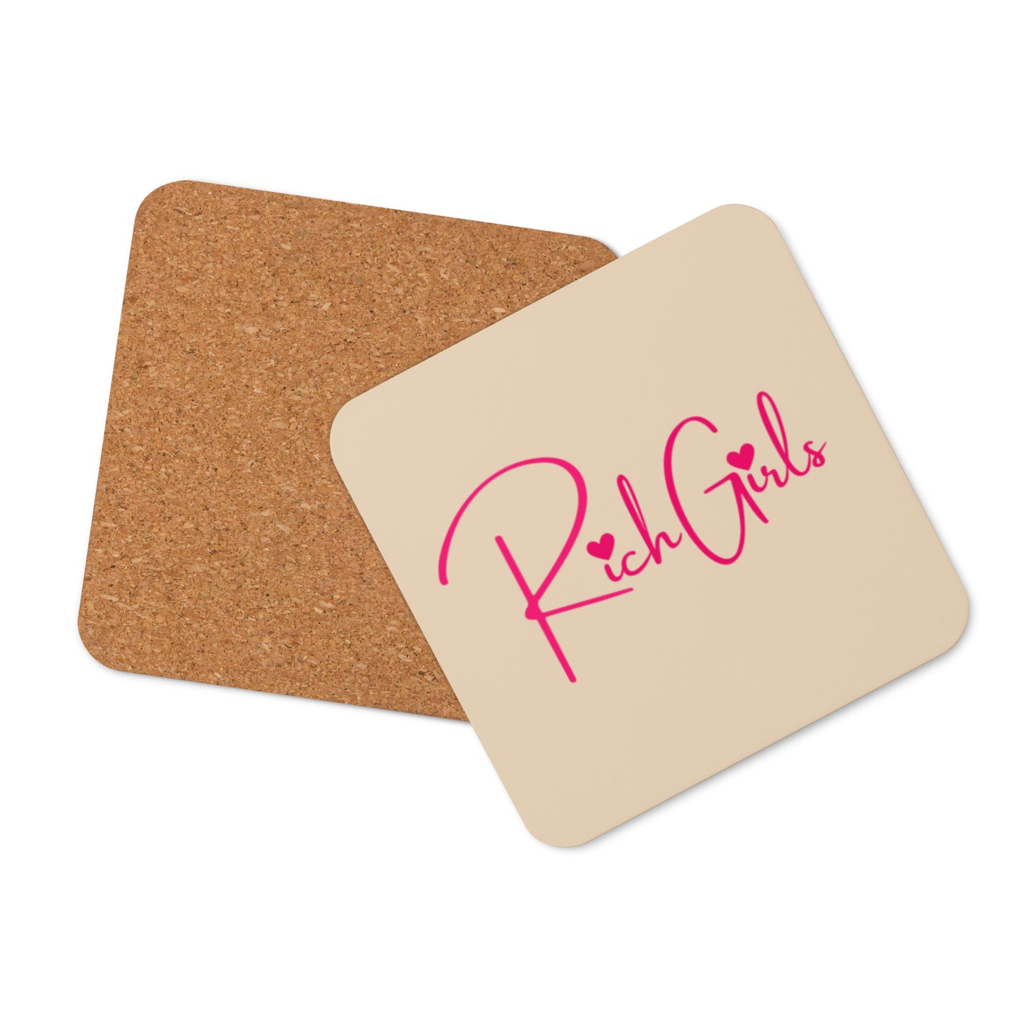 Rich Girl Cork-back coaster