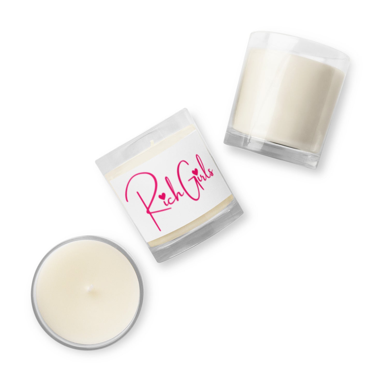 Rich Girl Glass jar soy wax candle