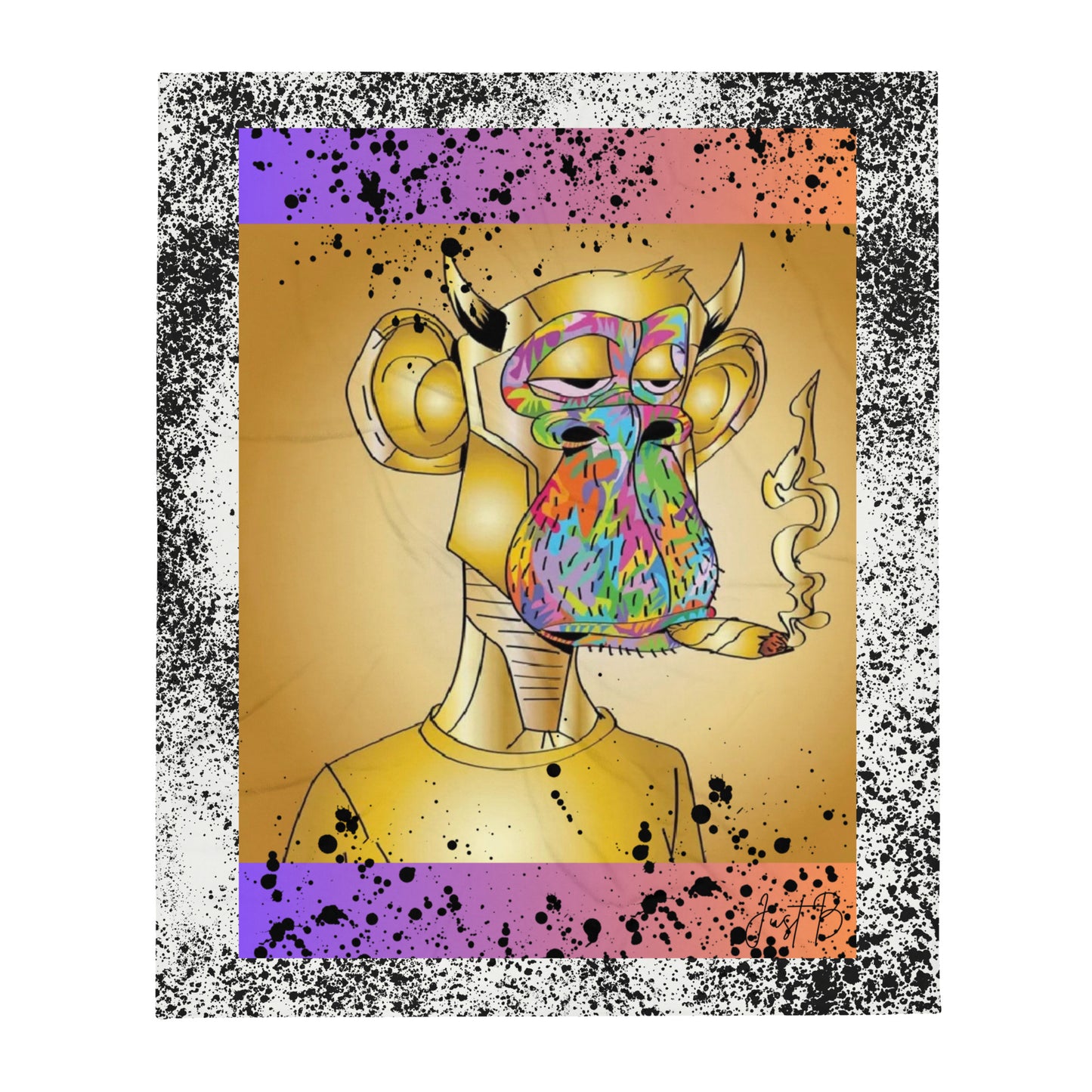 Chillin Goldie Throw Blanket