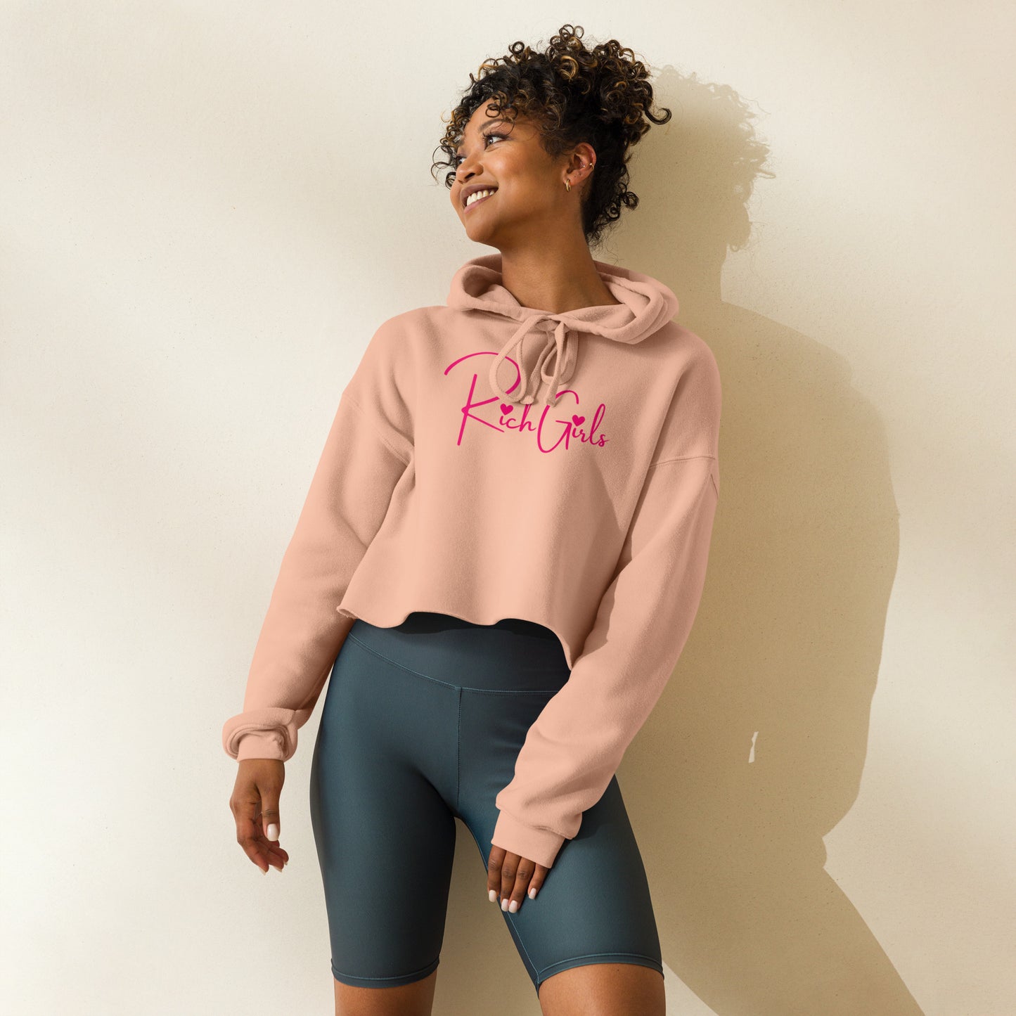 Rich Girls Crop Hoodie