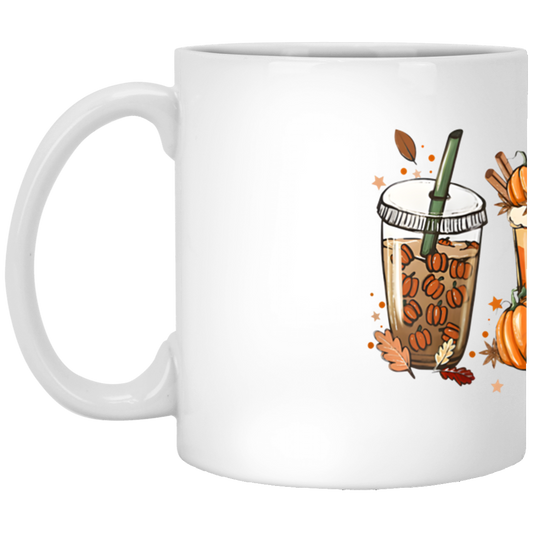 FallCoffee  11 oz. White Mug