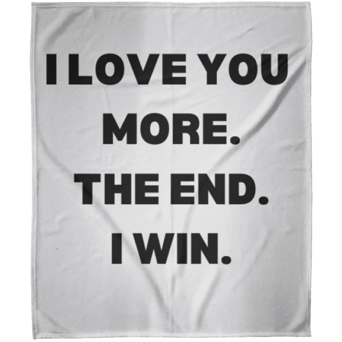 I love you more Fleece Blanket 50x60