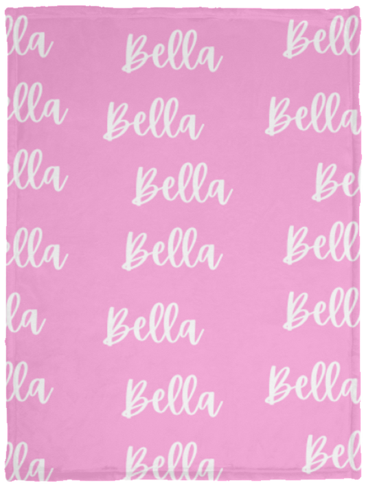 Customize name blanket Plush Fleece Blanket - 30x40