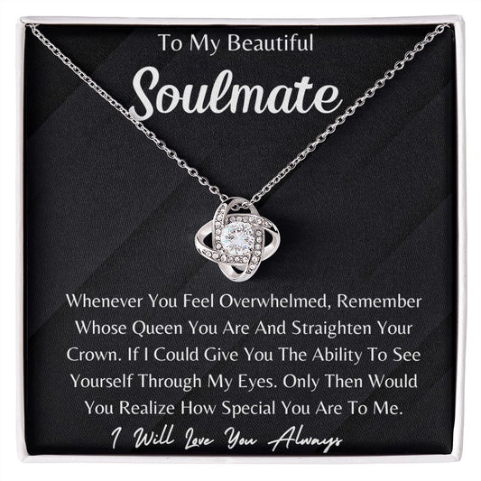 Love knot necklace