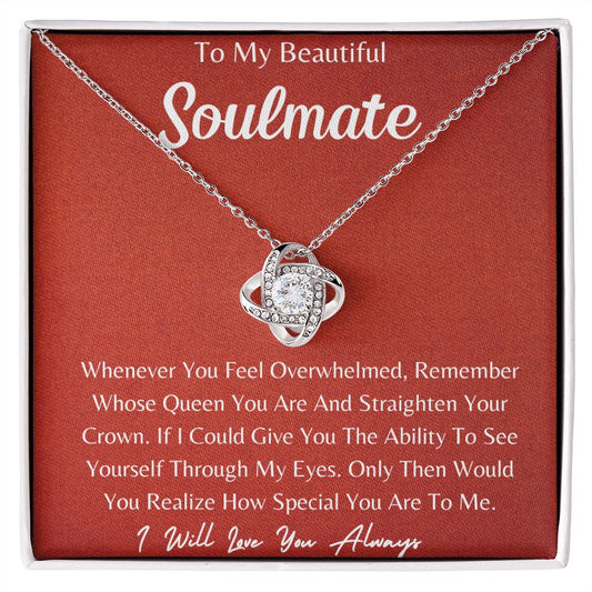 Love knot necklace