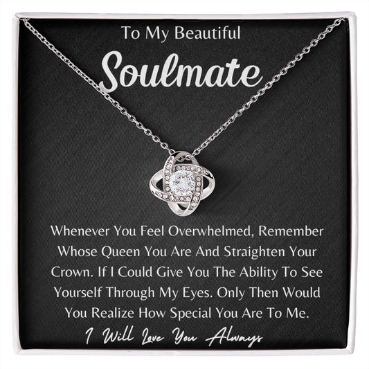 Love knot necklace