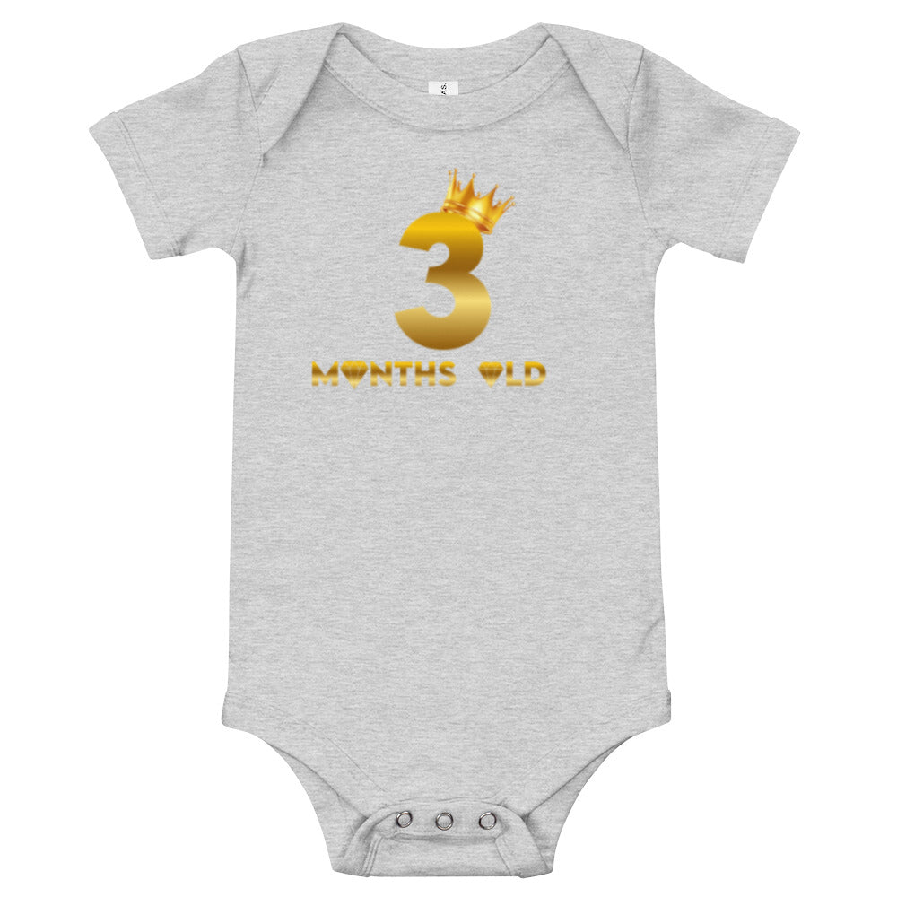 3 Month Baby short sleeve one piece
