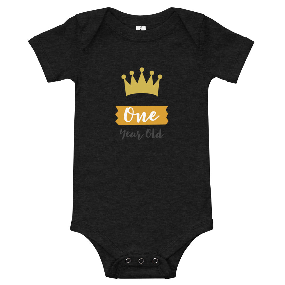 ONE YEAR OLD Baby short sleeve one piece