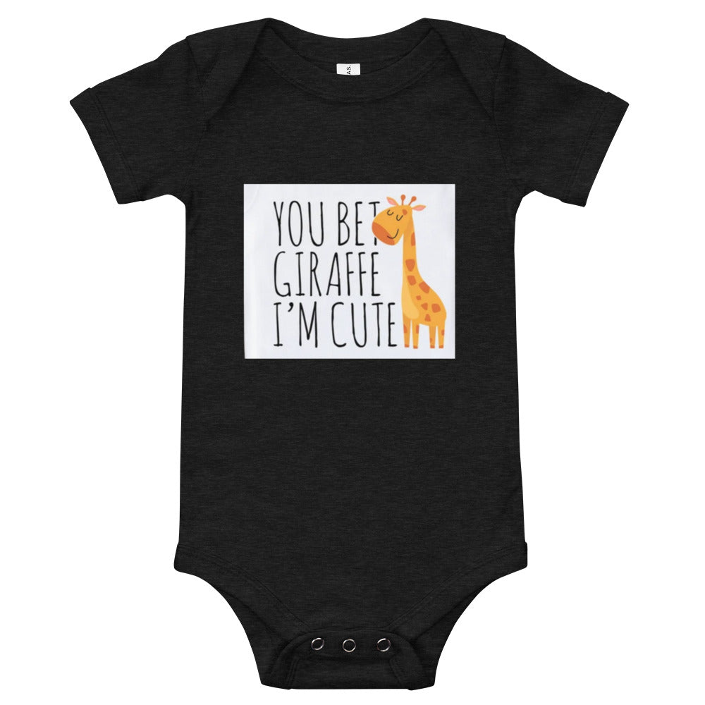 Baby short sleeve one piece YOU BET