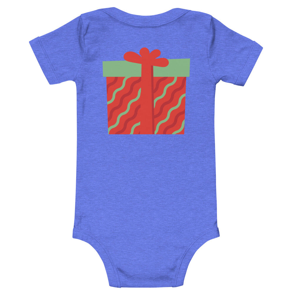 my first christmas Baby short sleeve one piece