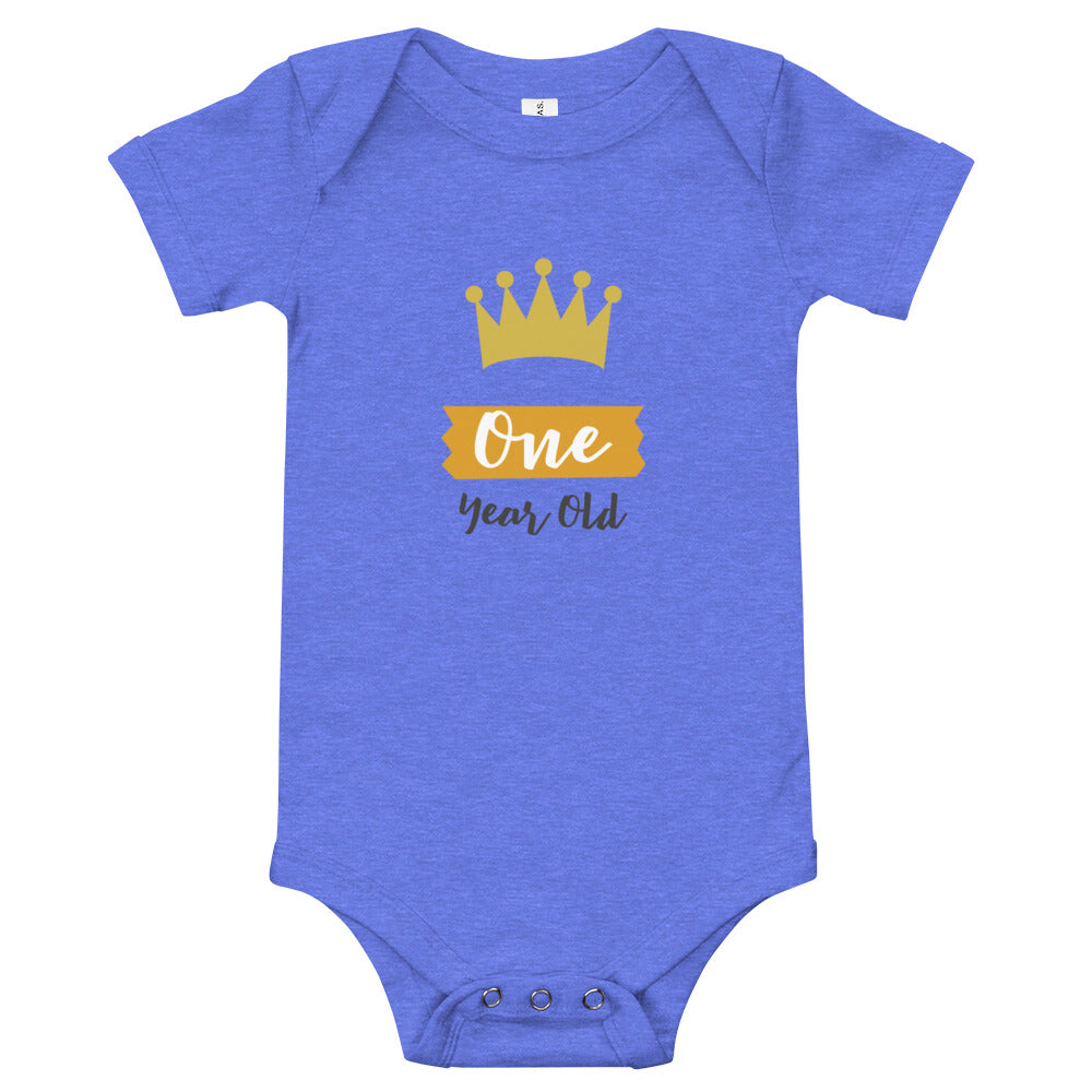 ONE YEAR OLD Baby short sleeve one piece