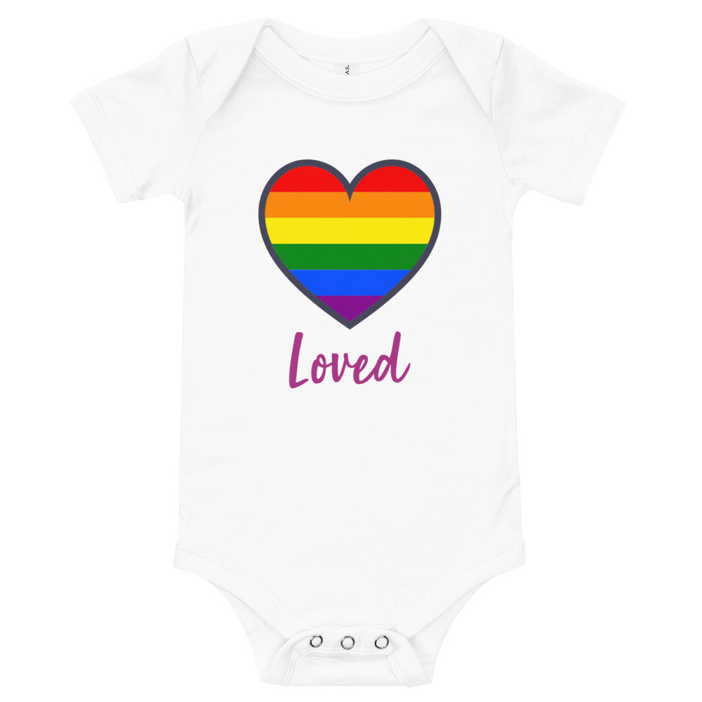 Loved Baby short sleeve one piece
