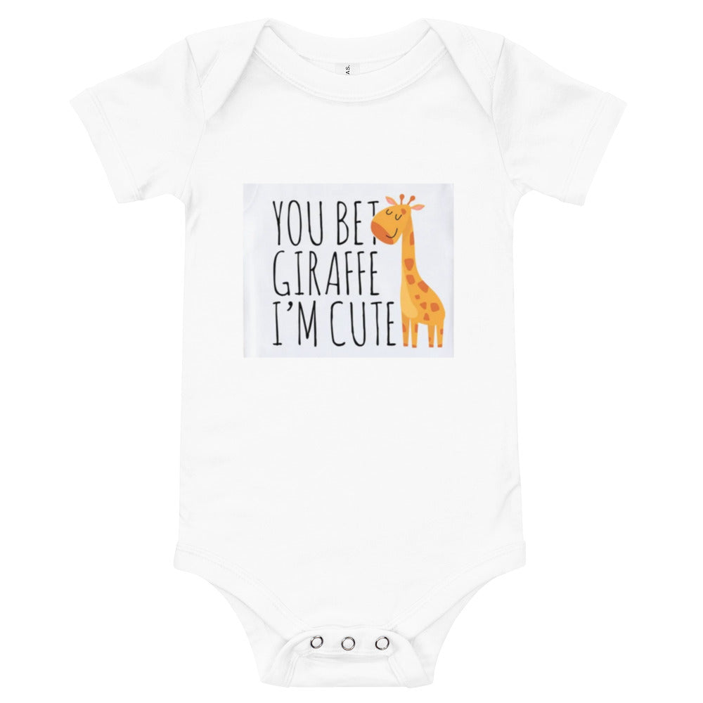 Baby short sleeve one piece YOU BET