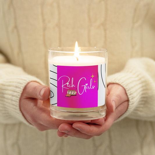 Rich Girl Glass jar soy wax candle