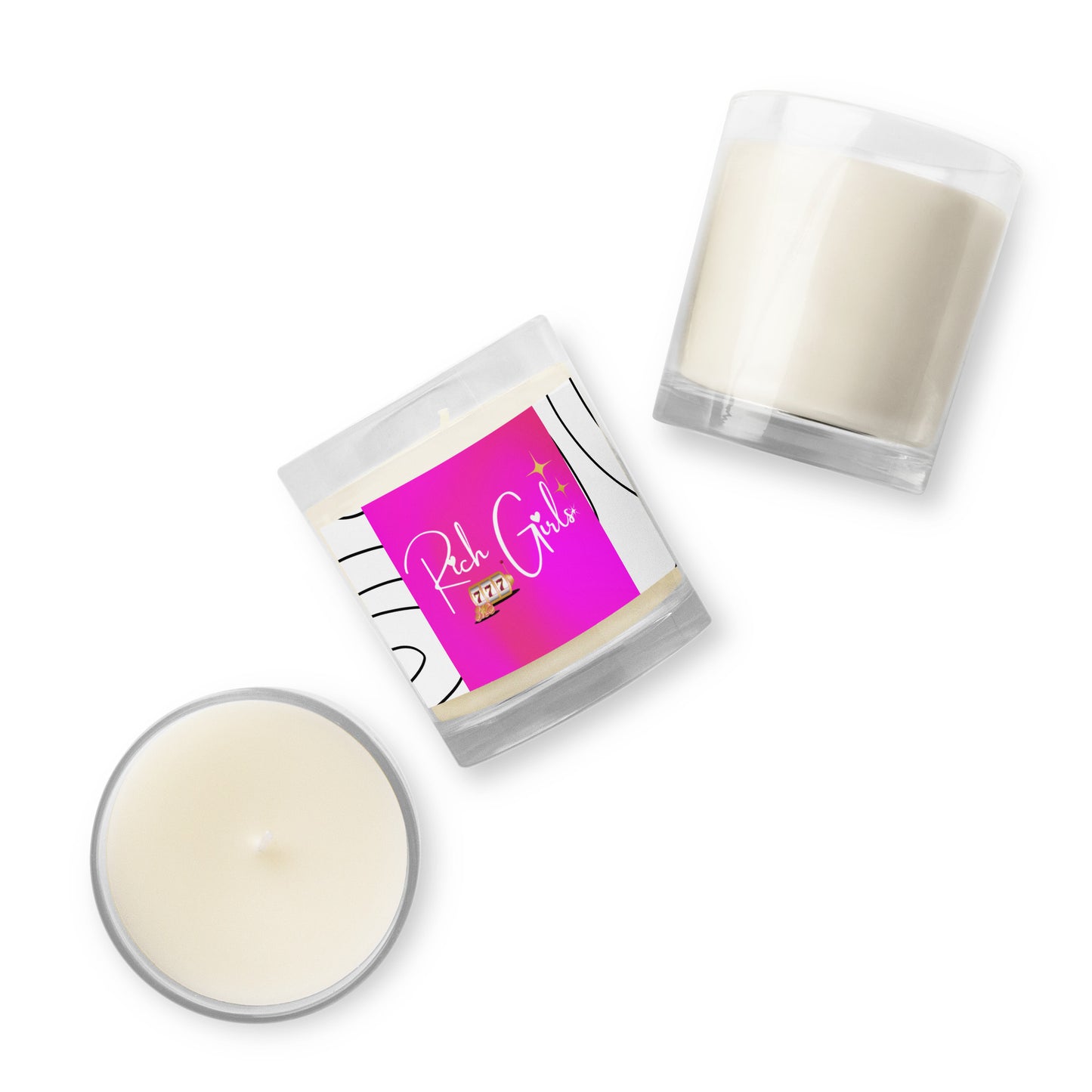 Rich Girl Glass jar soy wax candle