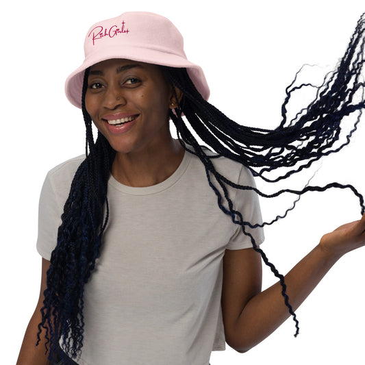 Rich Girls  terry cloth bucket hat