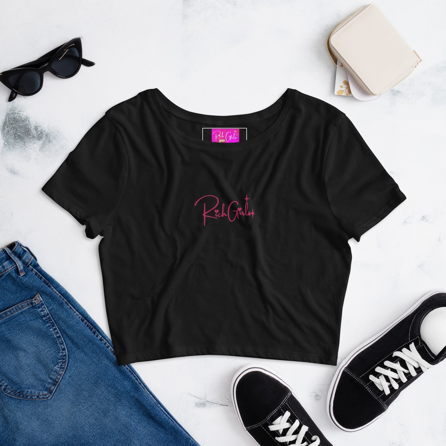 Rich Girls Crop Tee