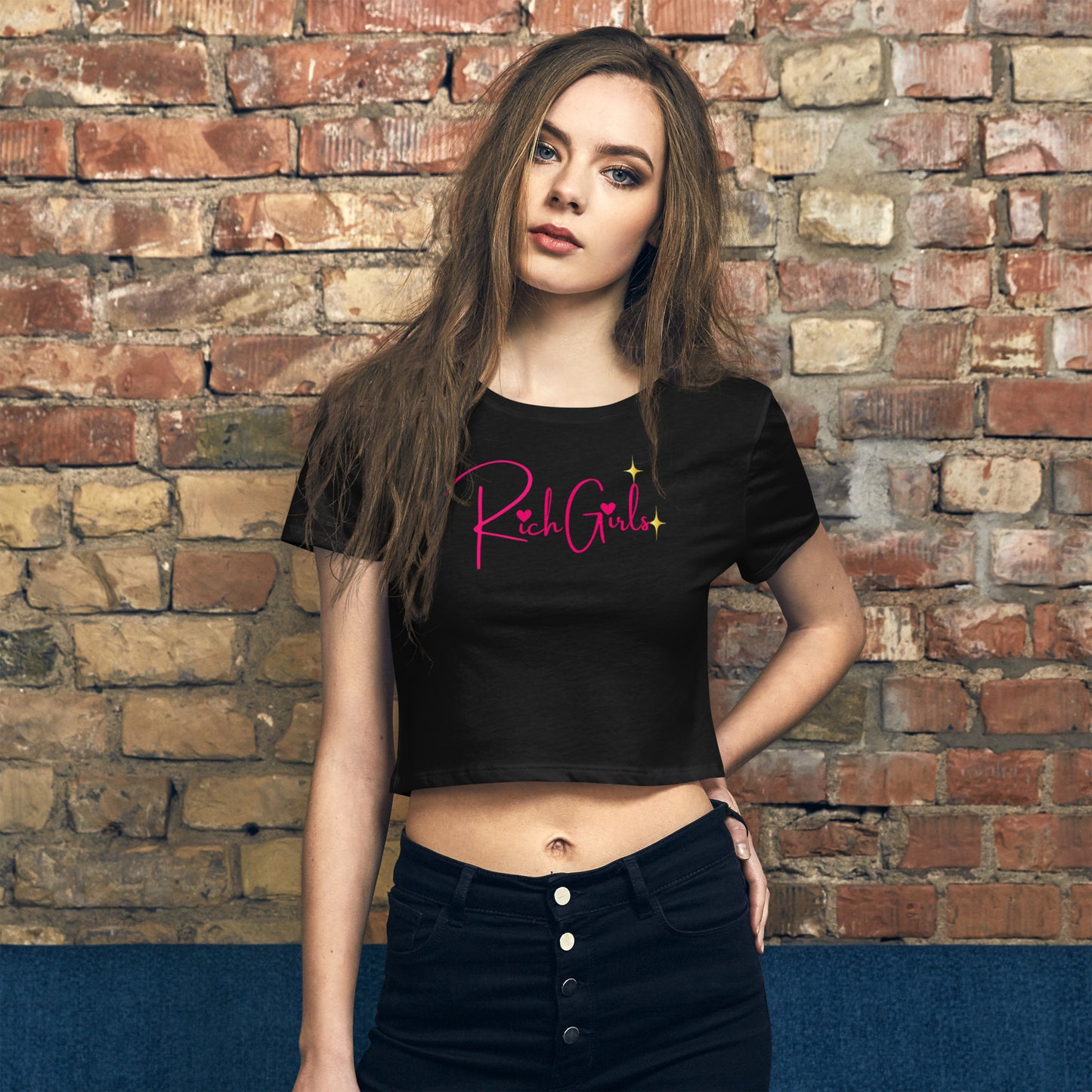 Rich Girls  Crop Tee
