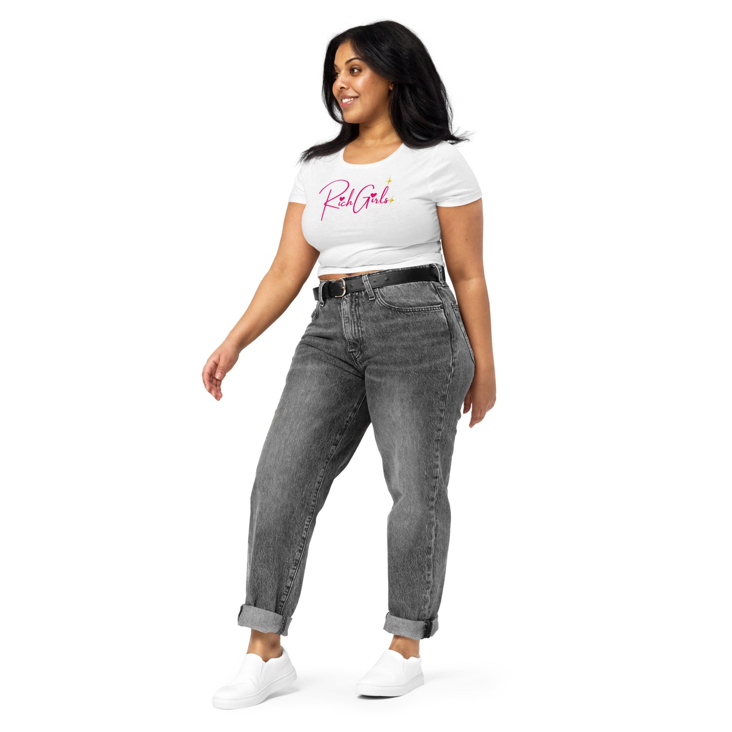 Rich Girls  Crop Tee